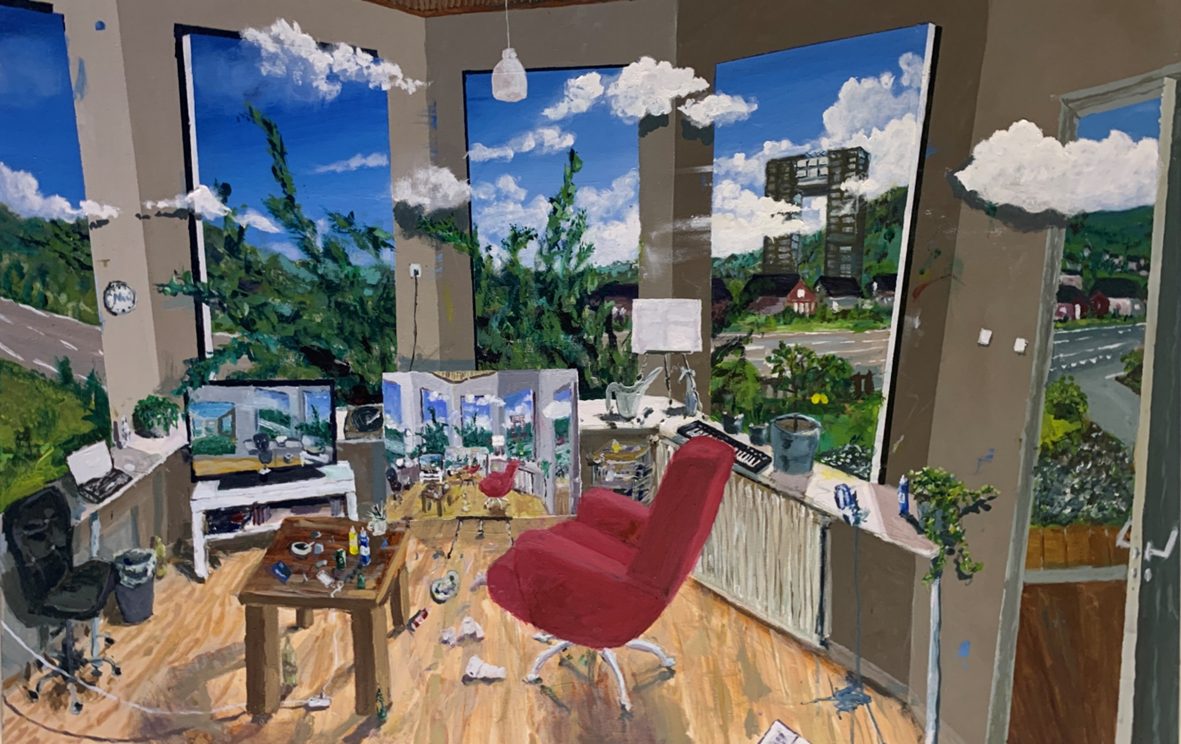 Another living room painting, Groningen