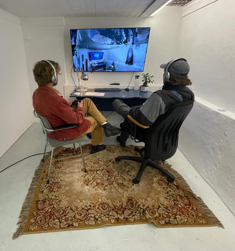 Whereabouts set up as a gaming corner at SIGN
